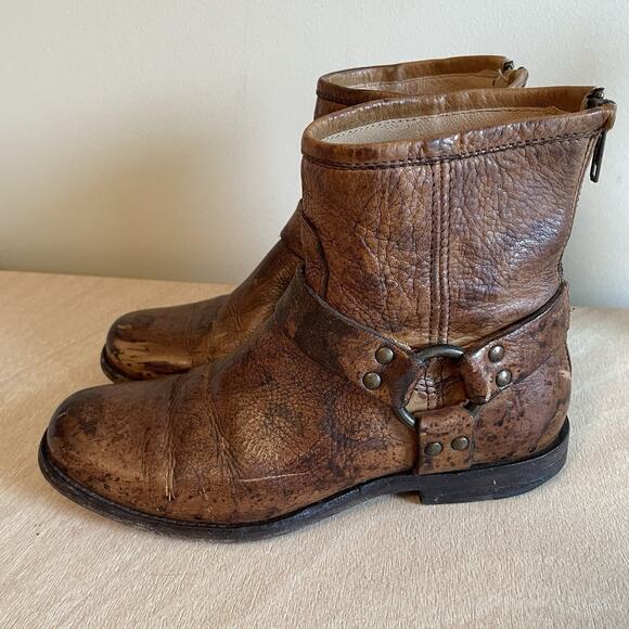 Frye Philip Harness Boots - Picture 1 of 13